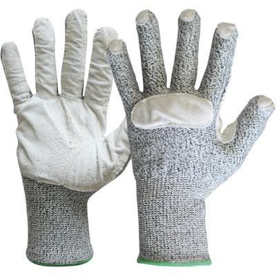 勝星産業 勝星 耐切創セーフティグラブ 牛革縫い付け L #8800-L 1セット(10双) 567-2594（直送品）