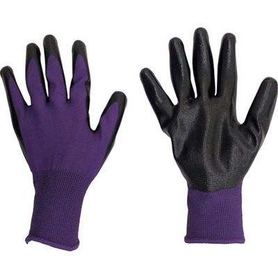 丸和ケミカル ニトリルコート背抜き手袋(スマホ対応) Mサイズ 744-M 1セット(10双) 569-2506（直送品）