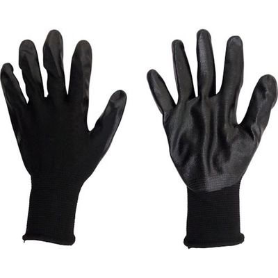 丸和ケミカル ニトリルコート背抜き手袋(スマホ対応) Lサイズ 744-L 1セット(10双) 569-2489（直送品）