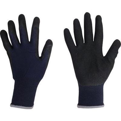 丸和ケミカル 発泡天然ゴム背抜き手袋(ネイビー) Sサイズ 871-S 1セット(10双) 569-2500（直送品）