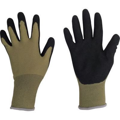 丸和ケミカル 発泡天然ゴム背抜き手袋(カーキ) Sサイズ 901-S 1セット(10双) 569-2498（直送品）