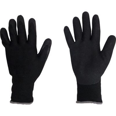 丸和ケミカル 発泡天然ゴム背抜き手袋(ブラック) Mサイズ 881-M 1セット(10双) 569-2495（直送品）