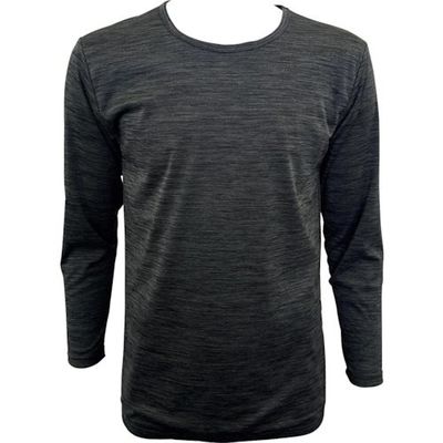 アズ BREEZE/TEX 防風長袖丸首シャツ 杢グレー L 911938L06 1枚 567-5849（直送品）