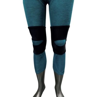 アズ TANITA FITS ME ひざサポーター 黒 L 919379L09 1個(2個) 567-5853（直送品）