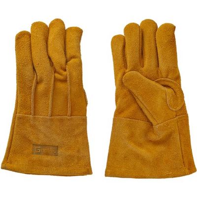 アクセス Griplus レザーメイト・ソフトグラブ イエロー L GP-100-YE-1P-L 1セット(5双) 563-1934（直送品）