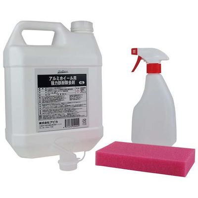 アピカ アルミホイール用鉄粉除去剤 4Lセット J842 1組(1本) 530-8098（直送品）