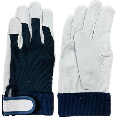 南村製作所 ラッキーワーカー 豚革クレスト甲メリヤスマジック 800T S 白 800T-S 1セット(10双) 495-3870（直送品）