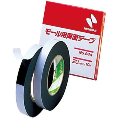 ニチバン モール用両面テープ844 20×10 844-20 1セット(15巻) 477-3229（直送品）