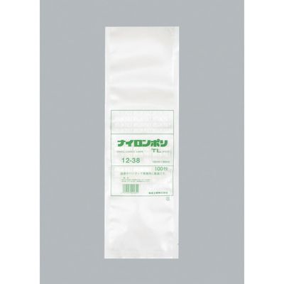 福助工業 福助 ナイロンポリ TLタイプ 12ー38 0702242 1セット(1800枚:100枚×18袋) 476-2052（直送品）