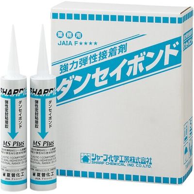 シャープ化学工業 シャープ ダンセイボンド Pフィックス ホワイト 320ml MSC1-07-W 1セット(20本) 411-5019（直送品）