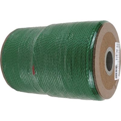 ユタカメイク PEカラーロープ ドラム巻 グリーン 3mm×200m RE-N73 1セット(200m) 460-0206（直送品）