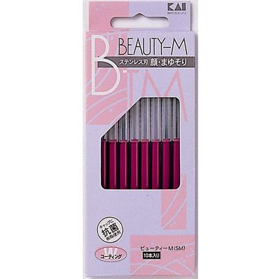 貝印 貝印カミソリ BTMー10H1 ビューティーM(SM) 00743 1セット(2000本:10本×200パック) 556-5695（直送品）
