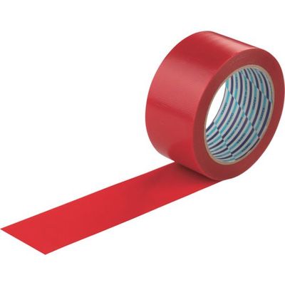 ダイヤテックス パイオラン クロスカットテープ 50mm×25m レッド K-10-RE-SH 50MMX25M 1セット(30巻)（直送品）
