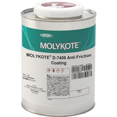 デュポン・東レ・スペシャルティ・マテリアル モリコート 乾性被膜 Dー7409乾性被膜潤滑剤 1kg 7409-10 1セット(4缶)（直送品）