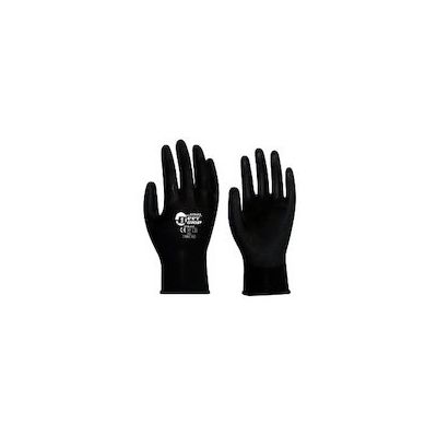 ハンボ BESTGRIP ソフトウレタン背抜き ブラック L 10双 PQ302-BK-10P-L 1セット(50双:10双×5組)（直送品）