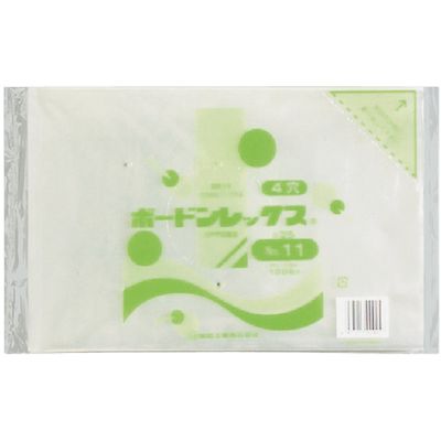 福助工業 福助 ボードンレックス#25NO.11 4穴 100枚入 0450601 1セット(5000枚:100枚×50袋)（直送品）