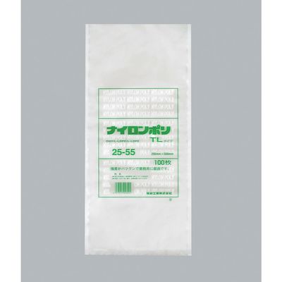 福助工業 福助 ナイロンポリ TLタイプ 25ー55 0702511 1セット(600枚:100枚×6袋) 477-1187（直送品）