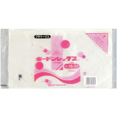 福助工業 福助 ボードンレックス#20NO.18ー32 4穴プラ 100枚入 0451835 1セット(6000枚:100枚×60袋)（直送品）