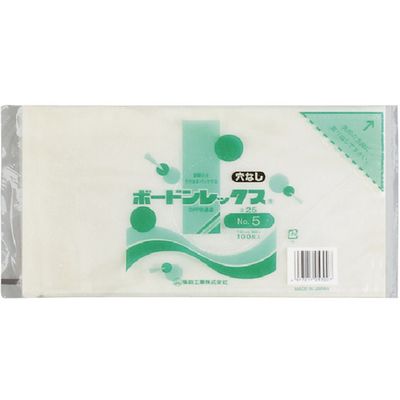 福助工業 福助 ボードンレックス#25NO.5 穴なし 100枚入 0451355 1セット(6000枚:100枚×60袋)（直送品）
