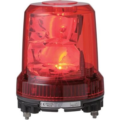 パトライト LED回転灯 レッド RLR-04-R 1個 388-9141（直送品）