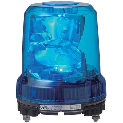 パトライト 強振型LED大型回転灯 RLR-M1-B 1台 389-3947（直送品）