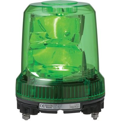 パトライト 強振型LED大型回転灯 RLR-M1-G 1台 388-4466（直送品）