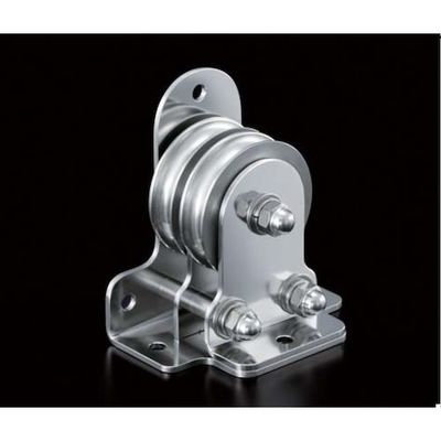 ふじわら 固定ブロック タテ型、ヨコ型兼用タイプ2車60mm KK60-11 1個 538-2723（直送品）