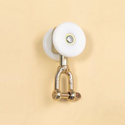 ヤボシ シャックル付単車(POM)(スチール製) 2号 P2TNSH 1個 495-2269（直送品）