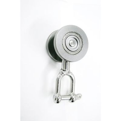 ヤボシ シャックル付単車(ベアリング入)(ステンレス製) 3号 S3TNBSH 1個 494-5889（直送品）