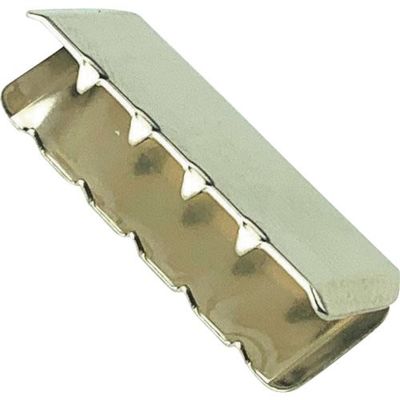 ユタカメイク 平ベルト金具 端末爪 25mm幅用 (2個入り) KM-125 1袋(2個) 474-4315（直送品）