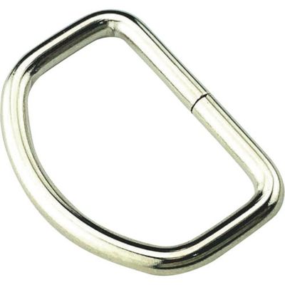 ユタカメイク 平ベルト金具 月カン 25mm幅用 (4個入り) JJ-125 1袋(4個) 474-4319（直送品）