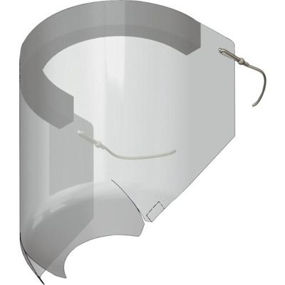 井口機工製作所 ISB フェイスシールド(立体) FS-S-001-10 1式 323-2008（直送品）