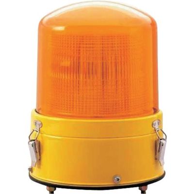 小糸製作所 小糸 丸型警光灯8型フラッシュランプ 24V イエロー FL-8CY 1個 362-2579（直送品）