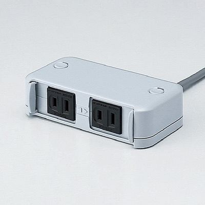 石黒製作所 プラパート シャッターカバーコンセント シルバー 電源2口 G102-E-LG 1個 474-3624（直送品）