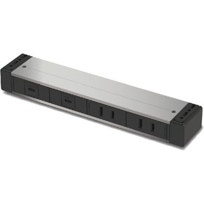 石黒製作所 プラパート カセット式コンセント G001 シルバー 電源2口/USBーC(中継)2口 G001-4-EECC-S 1個（直送品）
