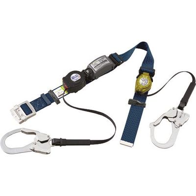 サンコー タイタン SLN505+RICOROーN補助ロープ ロック装置付巻取器式胴ベルト ネイビー SLN505-RW-NB 1本（直送品）