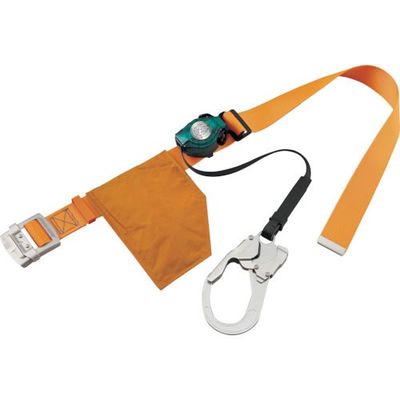 サンコー タイタン RICOROーNライト ロック装置付巻取器式胴ベルト イエロー RA507N-YL 1本 424-6213（直送品）