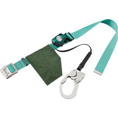 サンコー タイタン RICOROーNライト ロック装置付巻取器式胴ベルト ライトグリーン RA507N-LG 1本 424-6238（直送品）