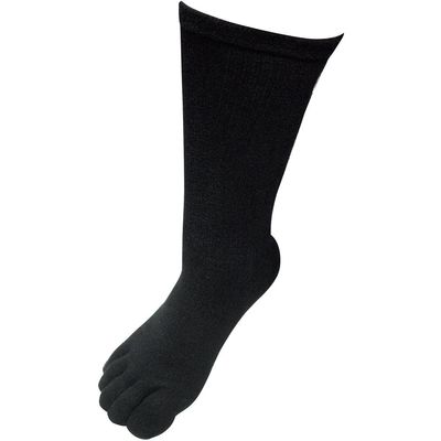 富士グローブ Sー256 ブークレ5本指 黒 (3足入) 1004 1パック(3足) 456-2273（直送品）