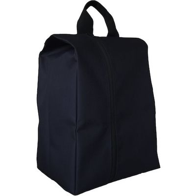 トーマセンイ シューズバッグ オオキイサイズ ブラック 90020-BK 1個 442-4558（直送品）