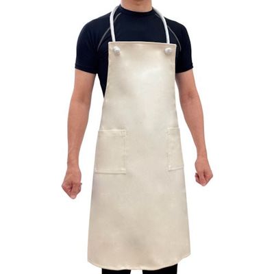 トーマセンイ ビニールエプロン 男女兼用 フリーサイズ シロ F 200-WH-F 1枚 442-4567（直送品）