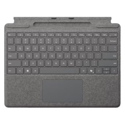 マイクロソフト Surface Pro キーボード ペン格納トレイ付き プラチナ 8XB-00204 1個（直送品）