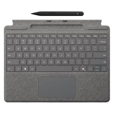マイクロソフト Surface Pro キーボード スリム ペン 付き プラチナ 8X8-00182 1個（直送品）