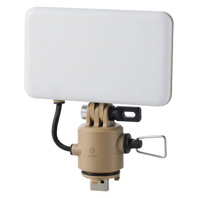 LED ランタン NESTOUT アウトドアバッテリー 専用ギア サンドベージュ DE-NEST-GFL01BE エレコム 1個（直送品）