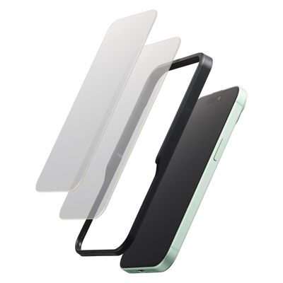 iPhone 15 ガラスフィルム 2枚入り 高透明 ドラゴントレイル 極薄 PMWA23AFLGDTW エレコム 1個（直送品）