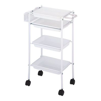 西村製作所 トレーワゴン(Cー305) 510×280×835mm ホワイト 66-0014-40 1台（直送品）