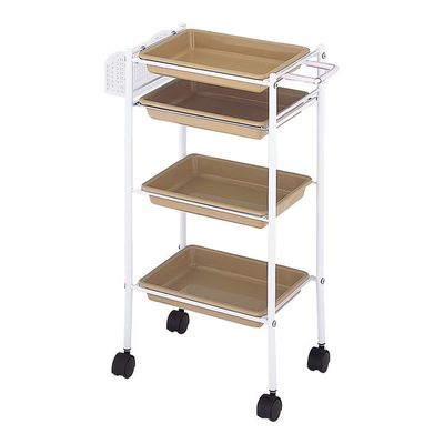 西村製作所 トレーワゴン(Cー305) 510×280×835mm ナチュラル 66-0014-47 1台（直送品）