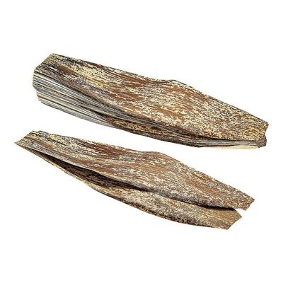 萬洋 天然 竹皮型抜 先平切タイプ 小 1kg 約100枚入 67-5749-75 1枚(100枚)（直送品）