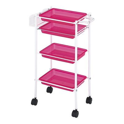 西村製作所 トレーワゴン(Cー305) 510×280×835mm クリアワイン 66-0014-58 1台（直送品）