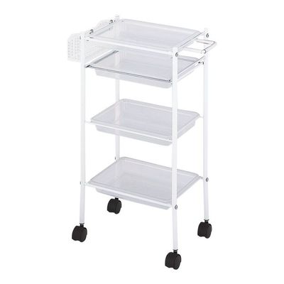 西村製作所 トレーワゴン(Cー305) 510×280×835mm クリア 66-0014-50 1台（直送品）